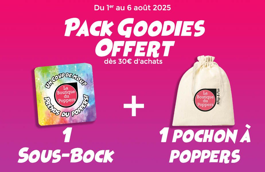 1 Pack Goodies dès 30€ d'achats